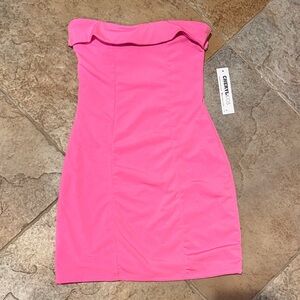 Cheryl kids Chic Pink Strapless Dress